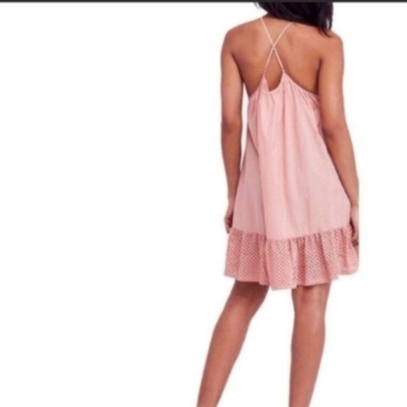 Free People Sleeveless Cotton Dress, Pink - Picture 3 of 4
